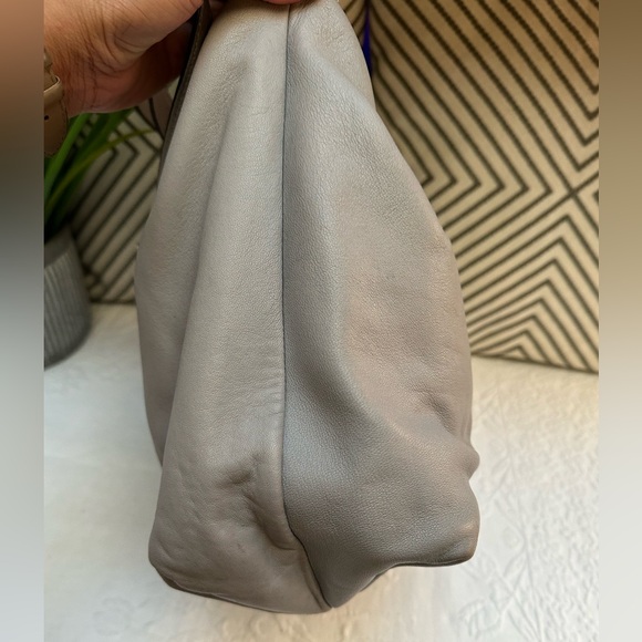 Michael Kors Gray Drawstring Crossbody/Shoulder Bag - Picture 6 of 13